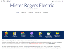 Tablet Screenshot of misterrogerselectric.com